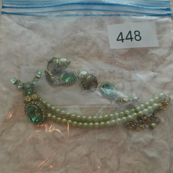 HEIDI DAUS Pretty Precious Crystal Pearl Bead Necklace & Earrings - Picture 16 of 16